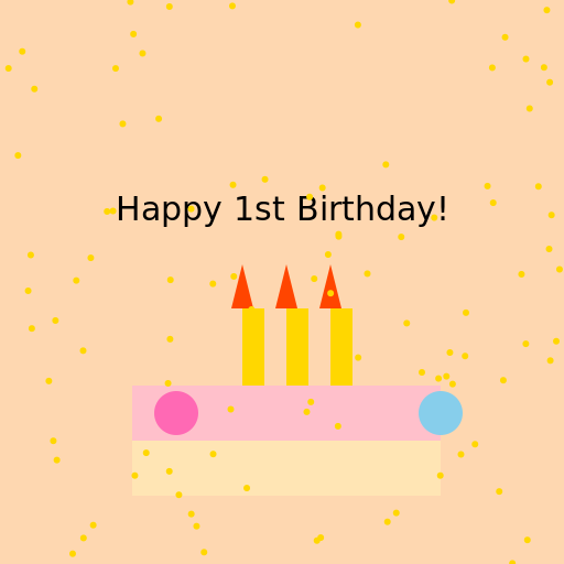 Happy 1st Birthday! - DrawGPT