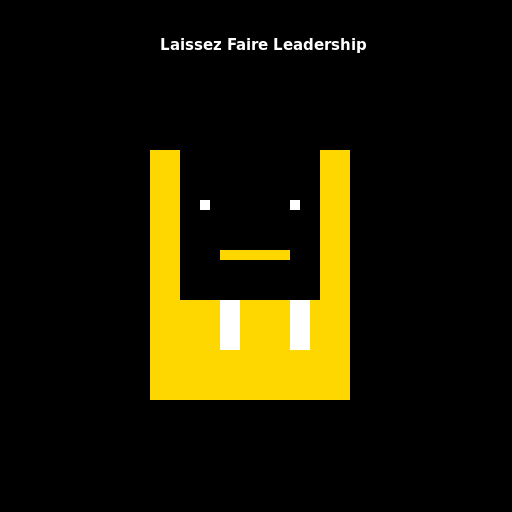 Drawing of Laissez Faire Leadership - AI Prompt #9005 - DrawGPT