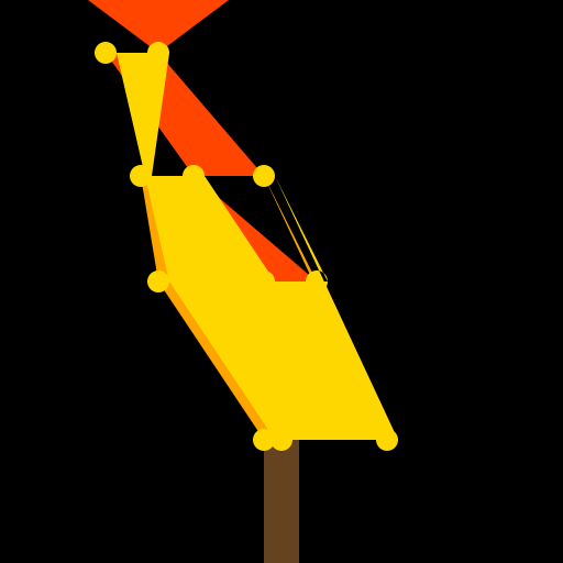 Burning Oak Tree with Fiery Branches - DrawGPT