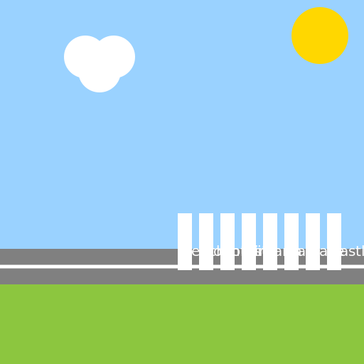 Beautiful Countryside Landscape with Road and Intersection of Signs - DrawGPT