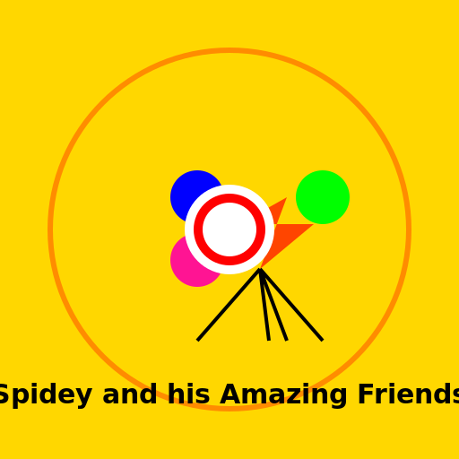 Spidey and his Amazing Friends Episode Transcript Logo - DrawGPT