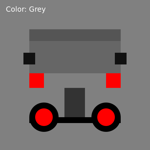 Damaged Front Range Rover Sport HSE in Grey - DrawGPT