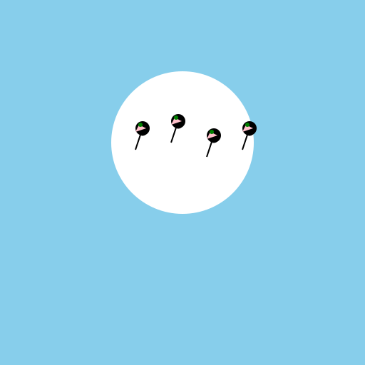 Cats Flying on Cloud - DrawGPT