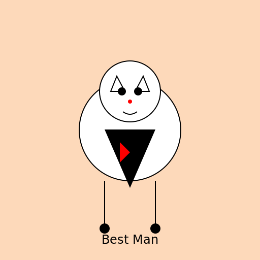 Alpaca Best Man Wedding - DrawGPT