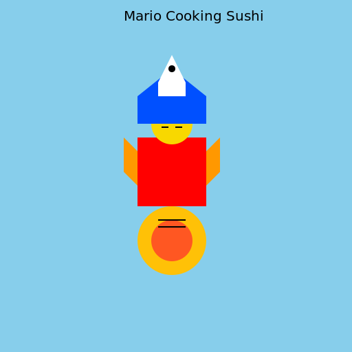 Mario's Sushi Adventure - DrawGPT