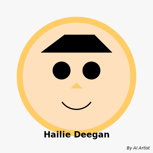 Hailie Deegan Portrait - DrawGPT
