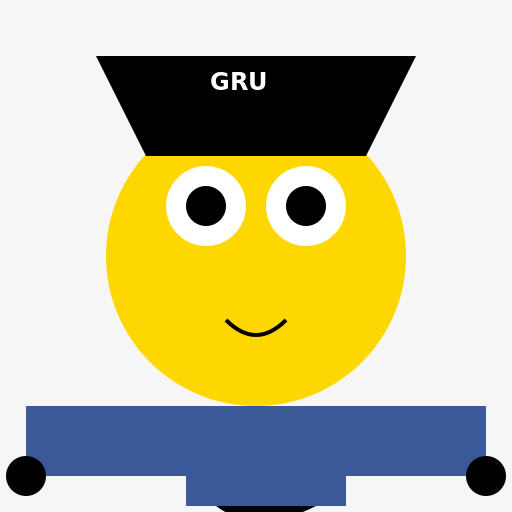 Deformed Gru with Long Hair - DrawGPT