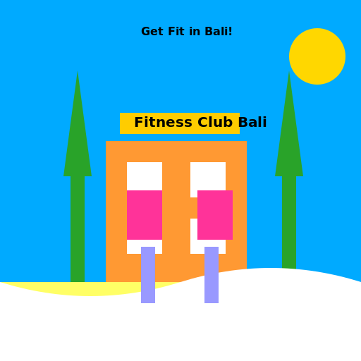 Bali Fitness Club Paradise - DrawGPT