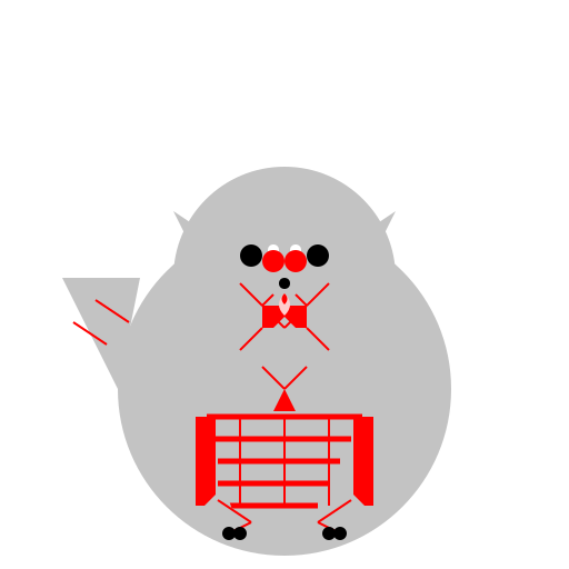 A Dog Eating Spaghetti - DrawGPT