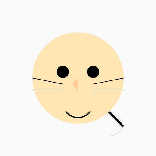 Whiskered Man Smoking Long Pipe - DrawGPT