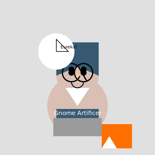 Male Rock Gnome Artificer - DrawGPT