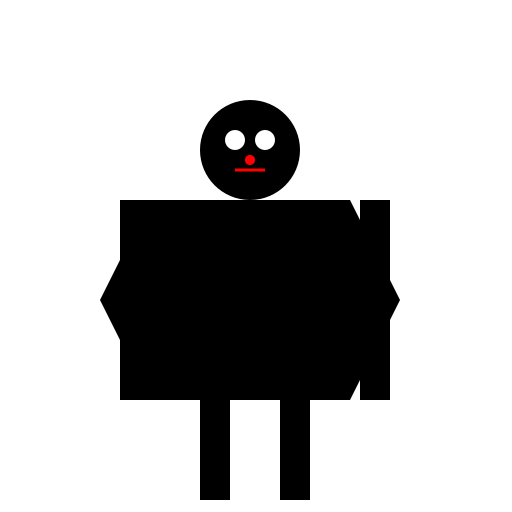 Black Dragon in Human Form - DrawGPT