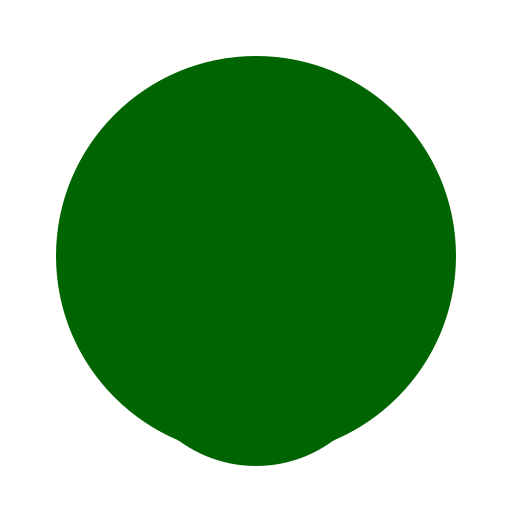 Smiley Face in Dark Green - DrawGPT