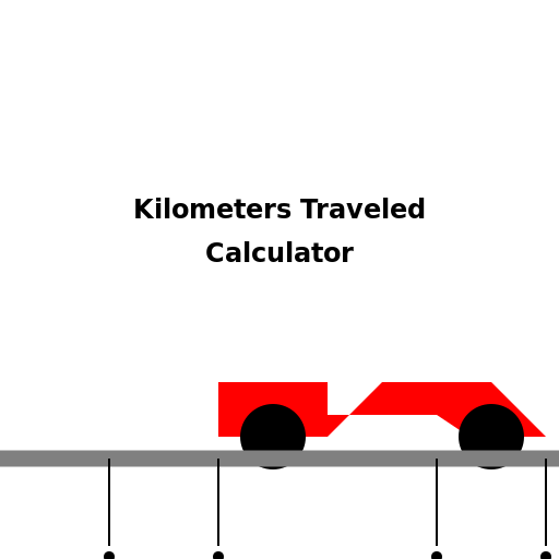 Kilometers Traveled Calculator Calculate kilometers traveled per