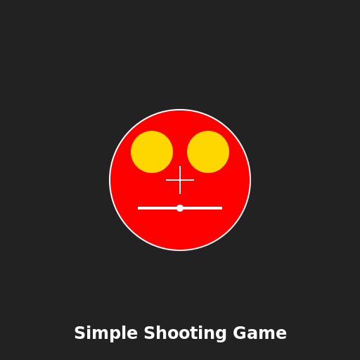 Simple Shooting Game Logo - DrawGPT