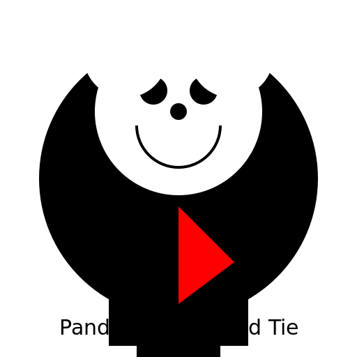 Panda in a Suit and Tie - DrawGPT