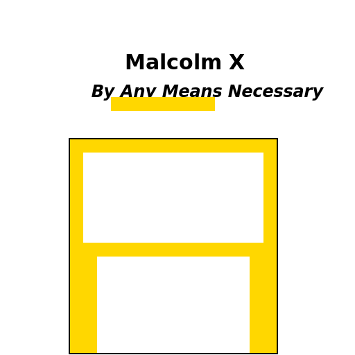 Folding Chair and Malcolm X - By Any Means Necessary - DrawGPT