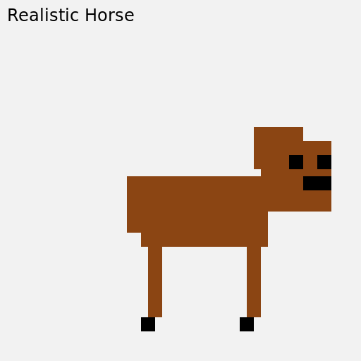 Realistic horse - DrawGPT