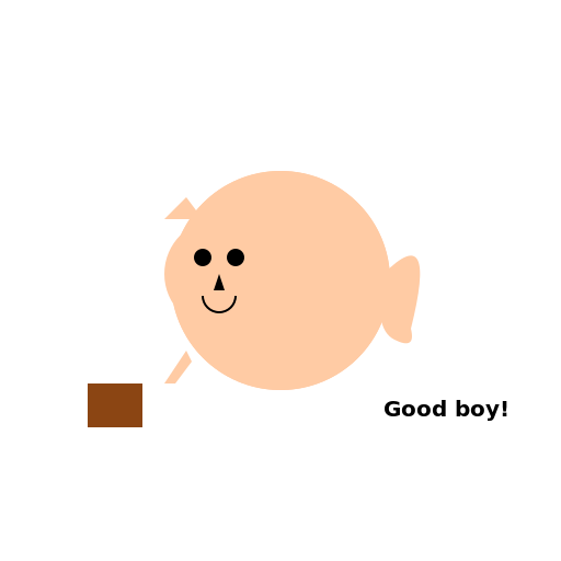 Fetching the Stick - A Playful Dog - DrawGPT