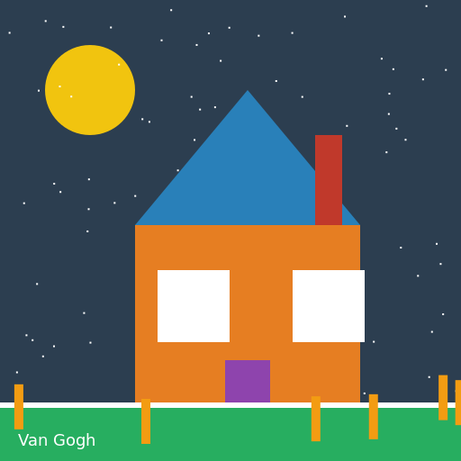 Living Space in the Style of Van Gogh with Lines - DrawGPT