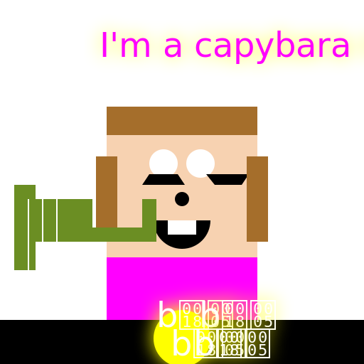 Capybara Glam Rock Animatronic - DrawGPT