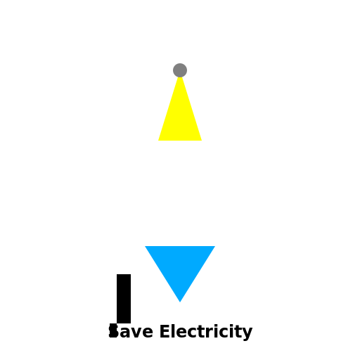 Save Electricity Logo - DrawGPT