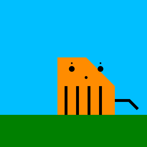 Majestic Tiger in the Jungle - DrawGPT