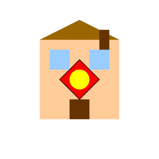 Tie Inside of House - DrawGPT