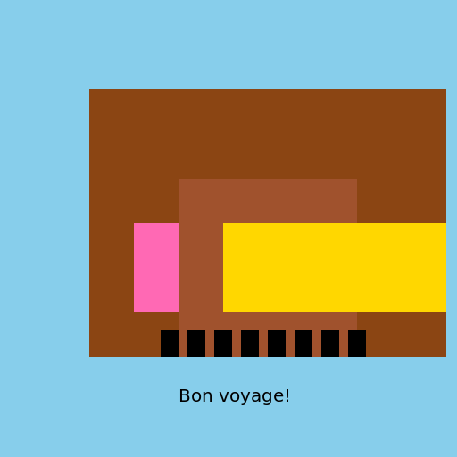 A Woman and Her Five Children Leaving a Grand Estate - DrawGPT