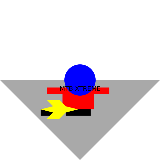 Mountain Bike Xtreme Road Teeth Togliatti Club Logo - DrawGPT