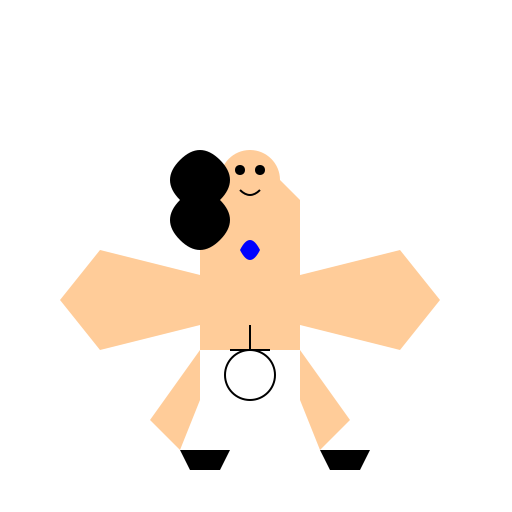 Tattoo with Running Girl - DrawGPT