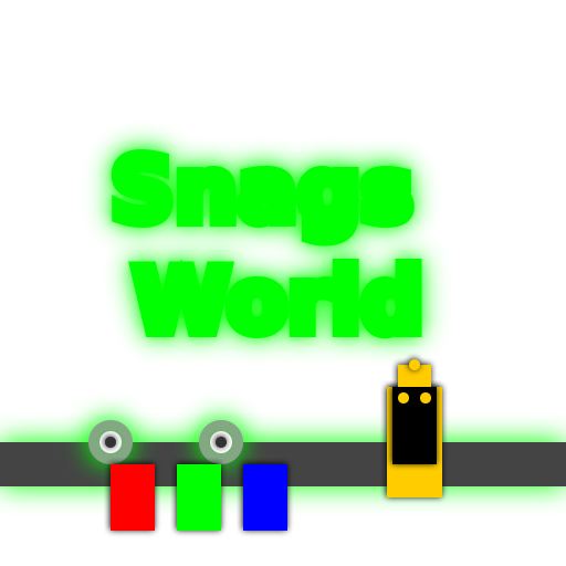 Words Snags World on a neon sign on a bar - DrawGPT