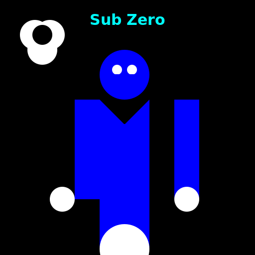 Sub Zero from Mortal Kombat - DrawGPT