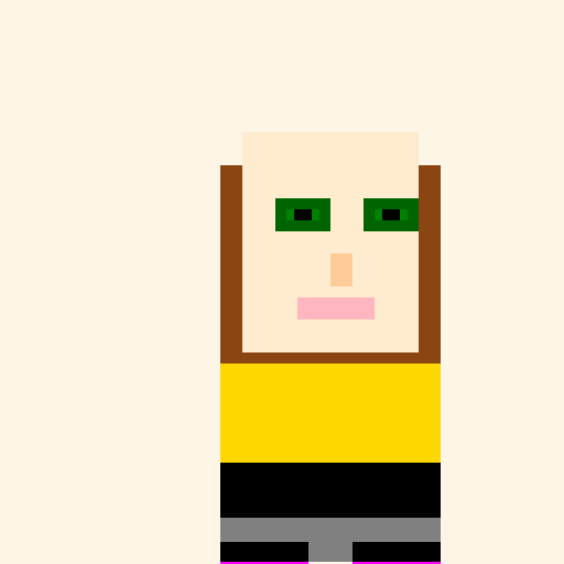 Realistic 18-Year-Old Girl with Long Brown Hair, Green Eyes, and Stylish Outfit - DrawGPT