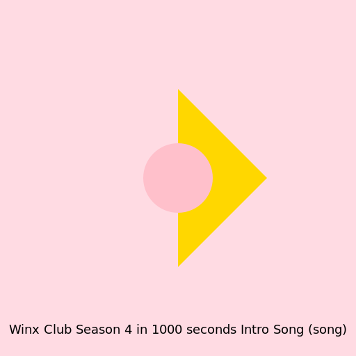 Winx Club Season 4 in 1000 seconds Intro Song (song) - DrawGPT