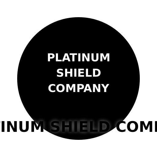 Platinum Shield Company Logo: The Shiny Defender - DrawGPT