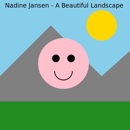 Nadine Jansen - A Beautiful Landscape - DrawGPT
