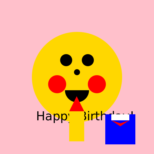 Pokemon Wishing a Happy Birthday to a Five-Year-Old Boy - DrawGPT
