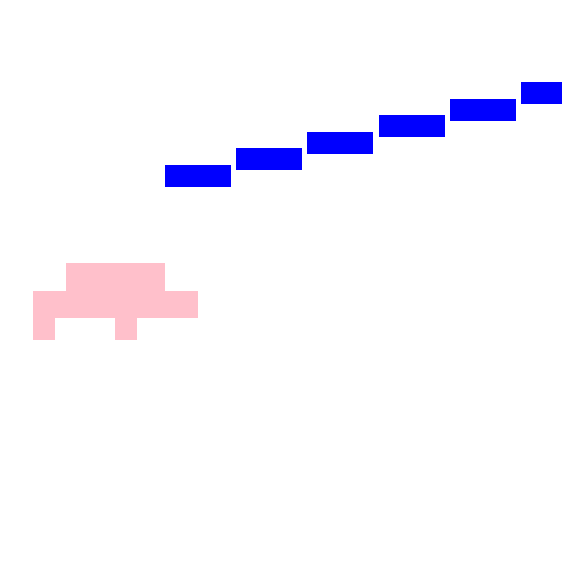 Pig Blue Rainbow - DrawGPT