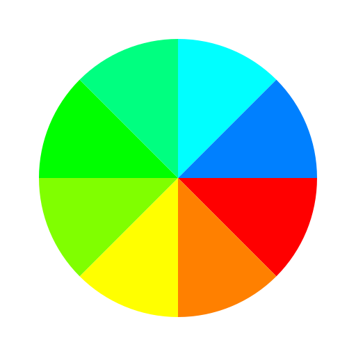 Circle Divided into 8 Equal Segments - DrawGPT