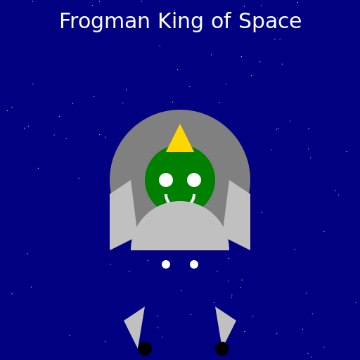 Frogman King of Space - DrawGPT