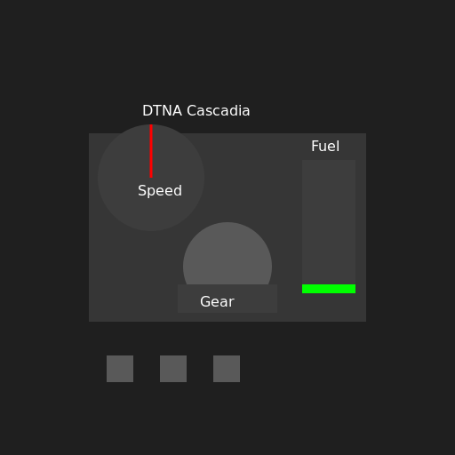 DTNA Cascadia Truck Dash - DrawGPT