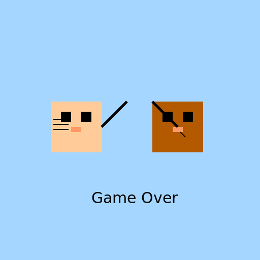 Cat vs Dog Fight - DrawGPT