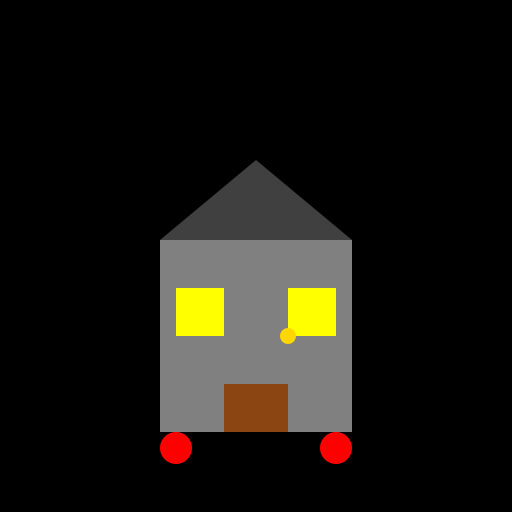 Happy Life - Haunted House Escape Game Logo - DrawGPT