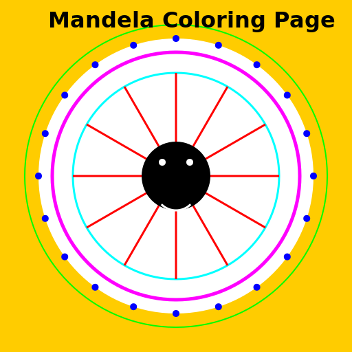 Coloring Pages in Mandela Style - DrawGPT