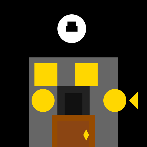 Happy Life - Haunted House Escape Game Logo - DrawGPT