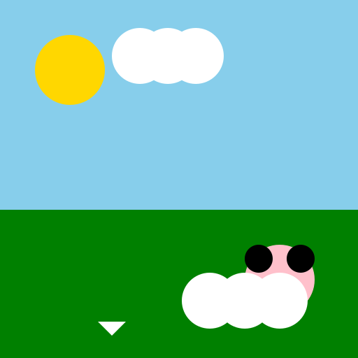 A Baby with Cats, Sheep, and Geese in Vermont - DrawGPT