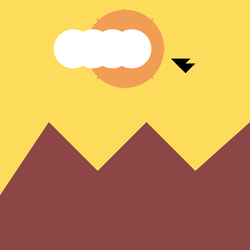 A beautiful sunset over the mountains - DrawGPT