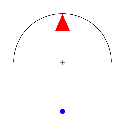 Projectile Calculator Logo - DrawGPT