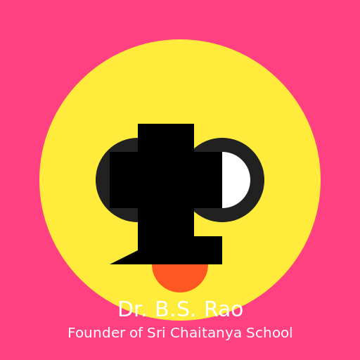 Dr. B.S. Rao - Founder of Sri Chaitanya School - DrawGPT